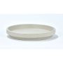 Soucoupe Granit Blanc 3,5"