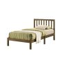 Odessa Twin Platform Bed-Antique Walnut