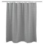 70"x72" Diamant Cream Fabric Shower Curtain