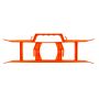 H-Frame Extension Cord Wrap with Handles Orange
