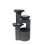 Fontaine à quatre niveaux grise 33''