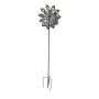 Éolienne de jardin avec lumière solaire 84''