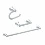 Kit quincaillerie bain Mikah Chrome