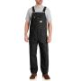 Relaxed Fit Duck Bib Overall Black-34x32