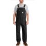Relaxed Fit Duck Bib Overall Black-40x32