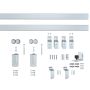 Heavy Duty Sliding Barn Door Hardware-Galvanized Steel