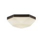 Krysta 12" Flush Mount-Matte Black