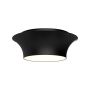 Emiko 12" Flush Mount-Matte Black