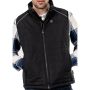 Solid Mens Heated Quilt Vest-XXL