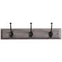 MDF Board with 3 Black Hooks