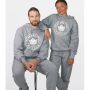 Oxford Grey Fleece Hoody