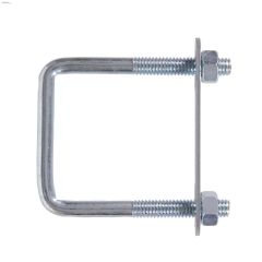 3/8" x 7" Zinc Plated Square U-Bolt