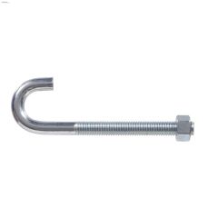 5/16-18 x 5" Zinc Plated J-Bolt