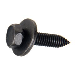 M8 x 1.25 x 25 mm Zinc Plated Body Bolt-1/Pack