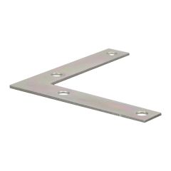 6" x 1" Zinc Plated Iron Flat Corner Brace