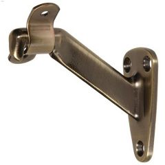 Support de rampe en laiton antique