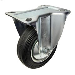 Roulette Rigide en Caoutchouc Euro de 4"