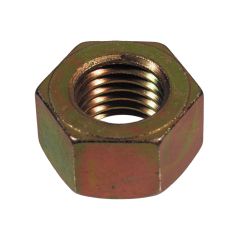 5/16-18 Grade 8 Yellow Zinc Hex Nut-4/Pack