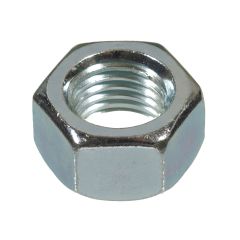 M4 x 0.7 Silver Zinc Plated Hex Nut-10/Pack