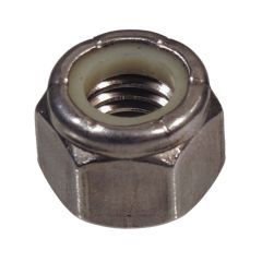 #6-32 Zinc Plated Stop Lock Nut 5/Pack
