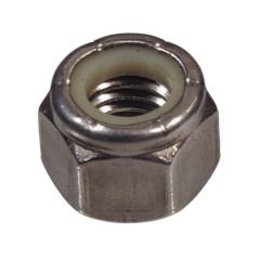 #8-32 Zinc Plated Stop Lock Nut 5/Pack