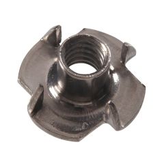 #10-32 x 9/32" Stainless Steel 3-Prong Tee Nut-2/Pack