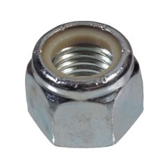 5/16-18 Yellow Zinc Standard (SAE) Lock Nut-2/Pack