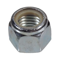 1/4-28 Yellow Zinc Standard (SAE) Lock Nut-3/Pack