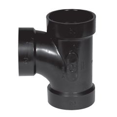 2" x 2" x 1-1/2" ABS Reducing Pipe Tee