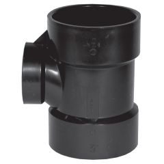 3" x 3" x 2" ABS Reducing Pipe Tee