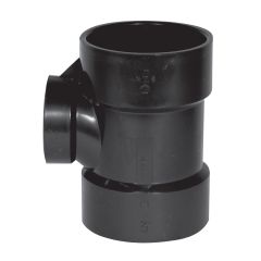 3" x 3" x 1-1/2" ABS Reducing Pipe Tee