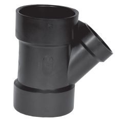 3" x 3" x 2" ABS 45 deg Wye