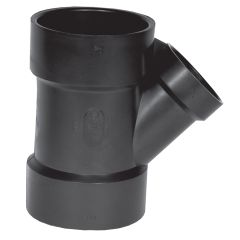 4" x 4" x 3" ABS 45 deg Pipe Wye