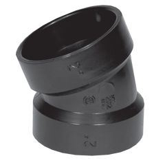 1-1/2" ABS 22.5 deg Pipe Elbow