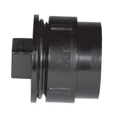 4" ABS Cleanout Adapter With Gasket Plug