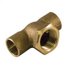 1/2" Cast Brass Tee