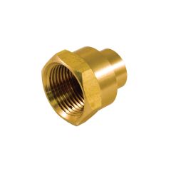 1/2" x 1/4" Compression x Female Brass Alloy Bar Stock