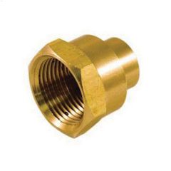 1/2" x 3/8" Compression x Female Brass Alloy Bar Stock