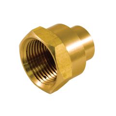 3/4" x 1/2" Compression x Female Brass Alloy Bar Stock