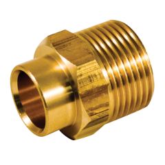 1/2" x 3/4" Compression x Male Brass Alloy Bar Stock