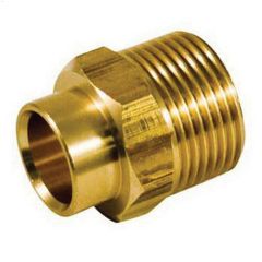 3/4" x 1/2" Compression x Male Brass Alloy Bar Stock
