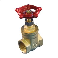 1-1/2" 200 PSI Threaded Lead Free Brass Gate Valve