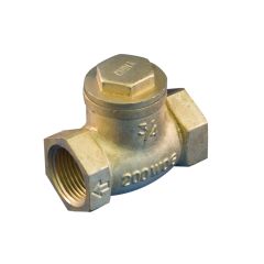 1/2" 200 PSI Threaded Lead Free Brass Swing Check Valve
