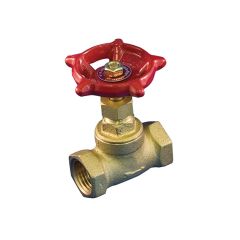 3/4" 125 PSI Threaded Lead Free Brass Stop Valve