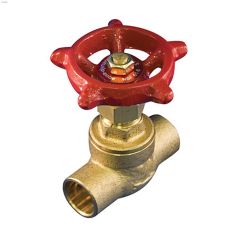 1\/2\" 125 PSI Solder Lead Free Brass Stop Valve