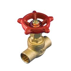 3/4" 125 PSI Solder Lead Free Brass Stop Valve