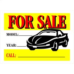 Écriteau Automobile à vendre