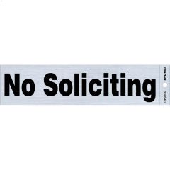 Écriteau Aucune sollicitation