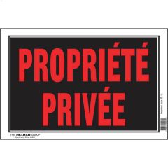 Écriteau Propriété privée