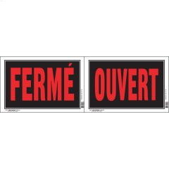 Écriteau Fermé/Ouvert